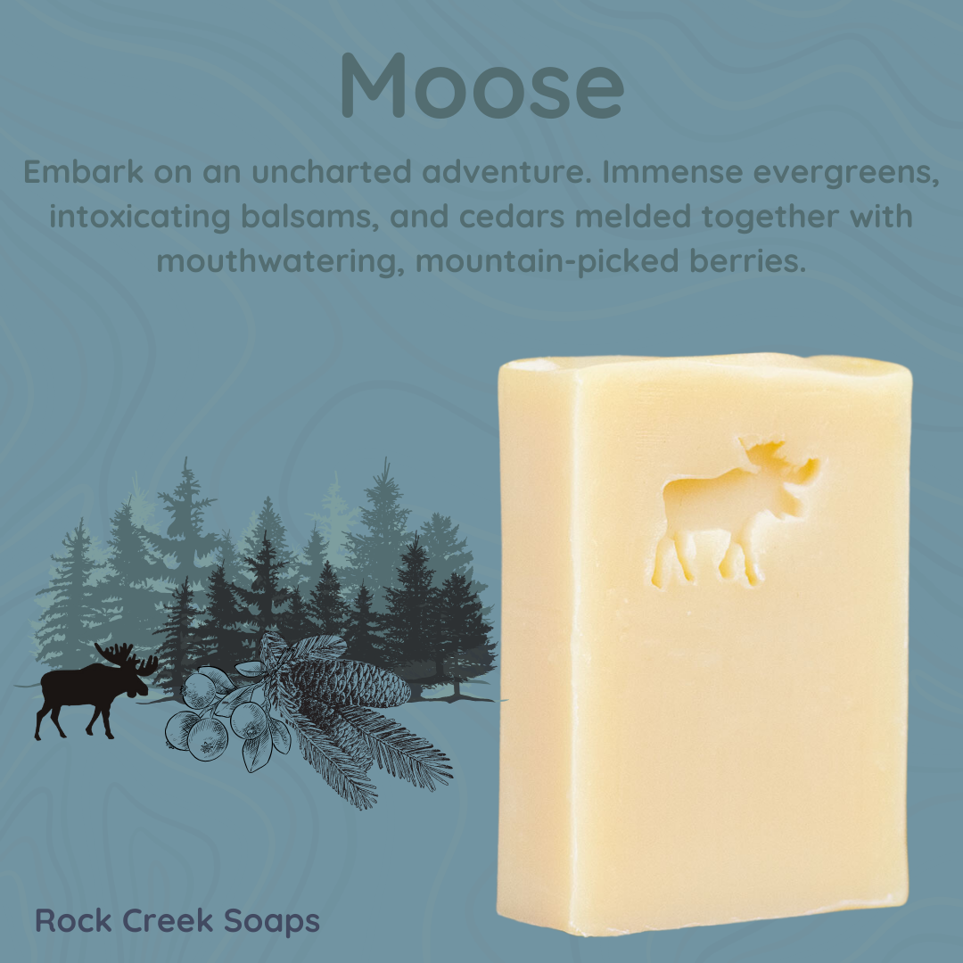 Rock Creek Soaps - Wholesale Bar Soap - Moose Bar Soap: Balsam & Cedar2