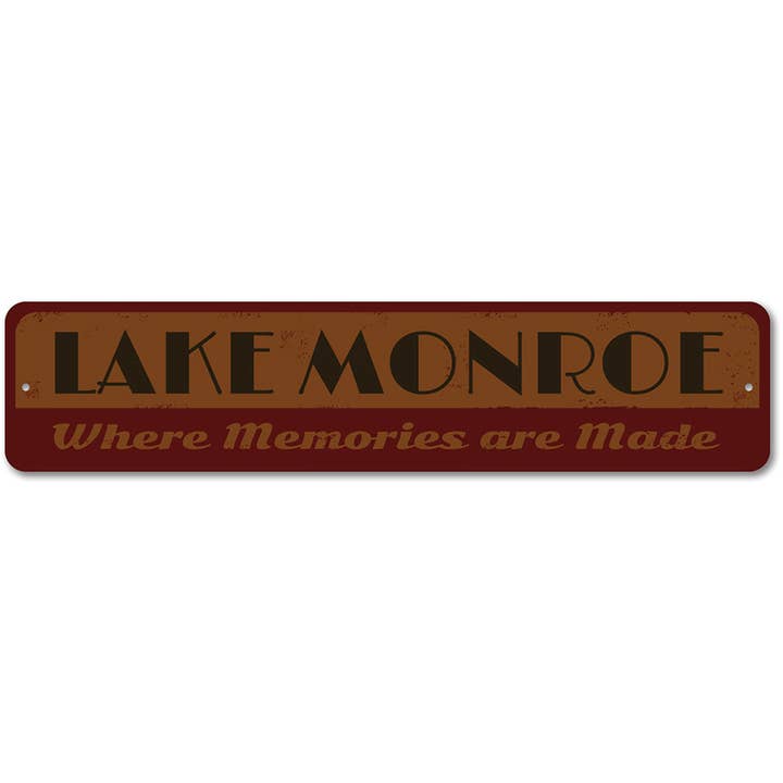Lake Memories Sign for wholesale by Lizton Sign Shop, Inc