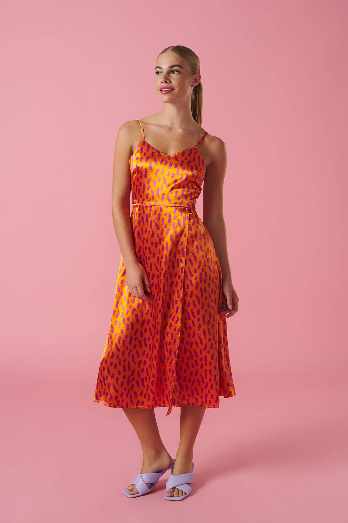 ORANGE Bella Dress for wholesale on Faire2