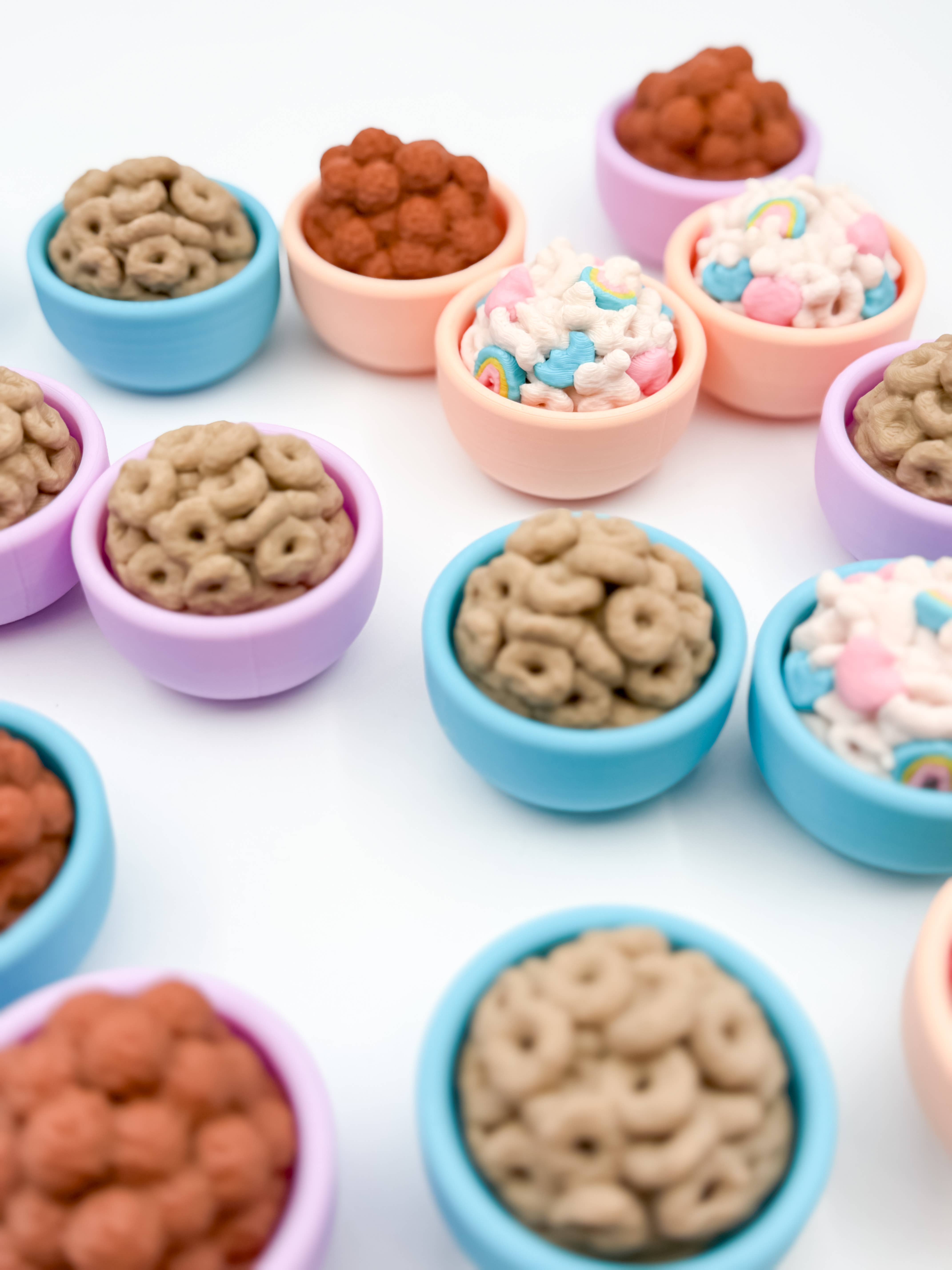 Lauren Ann Boutique & Designs – Großhandel Fidget Toy – Kinder – 3D-gedruckte Tastatur-Clicker-Fidgets – Müslischale3