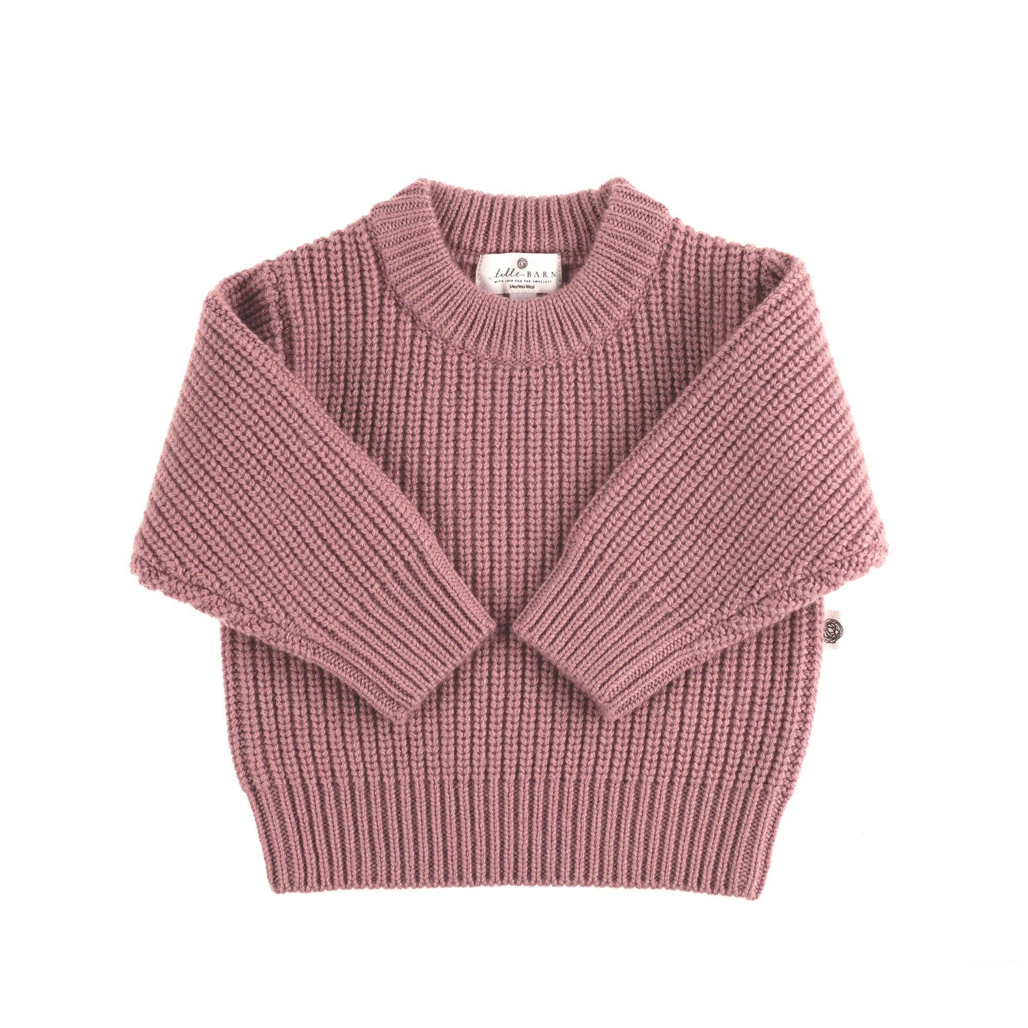 Lille Barn - Wholesale Knit Sweater - Baby - Knitted Wool Baby Sweater - Merino Wool - Haze4