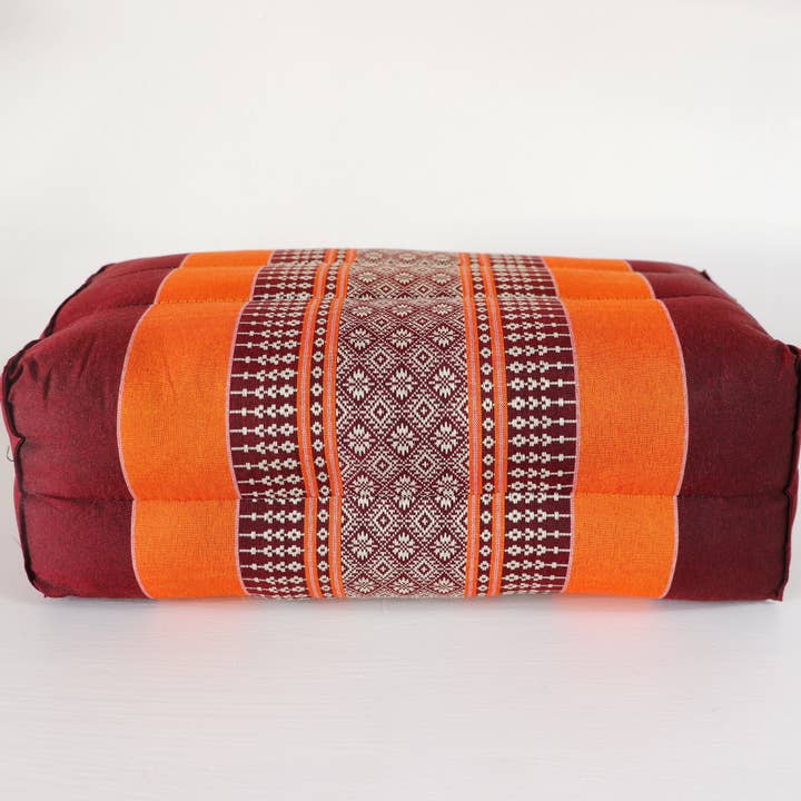Thaihomeshop - Wholesale Yoga Block/Bolster - NAN CHA WAN - Thai Kapok Yoga Pillow - Firm and Comfortable2