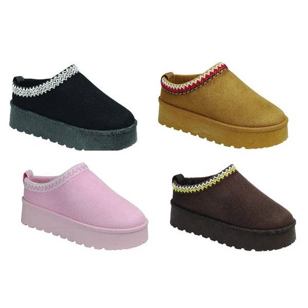 Andrea Bijoux - Wholesale Mules - Women's - PLATFORM SLIP ON STICH DESIGN4