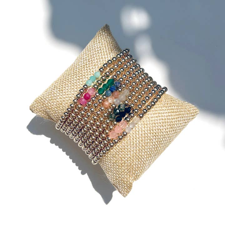 Kaylie Dawn Jewelry - Wholesale Jewelry Stand & Display - Jewelry Displays - Bracelet Bar or Grid - Linen Covered8