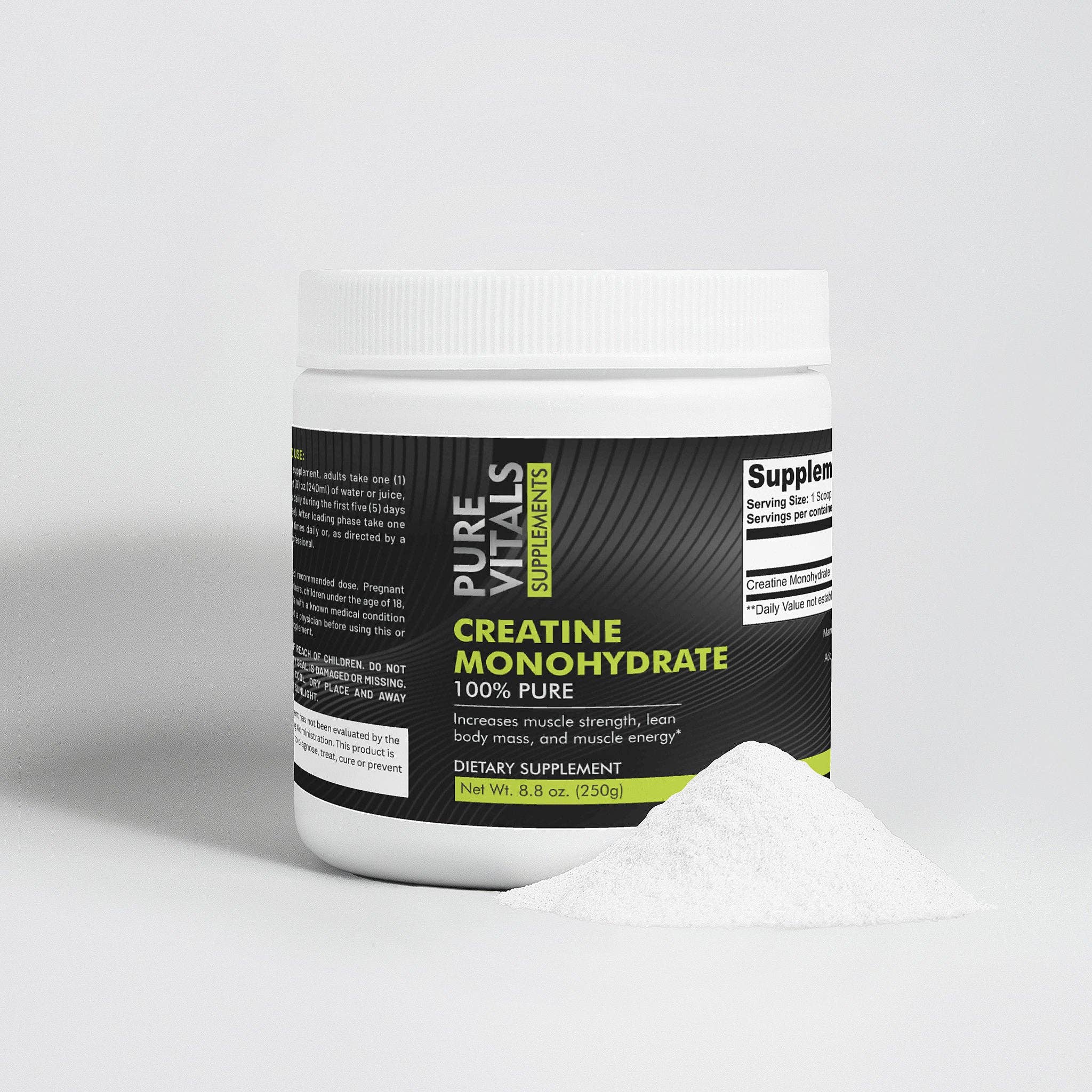 Pure Vitals Supplements - Wholesale Oral Supplement/Vitamin - Creatine Monohydrate3