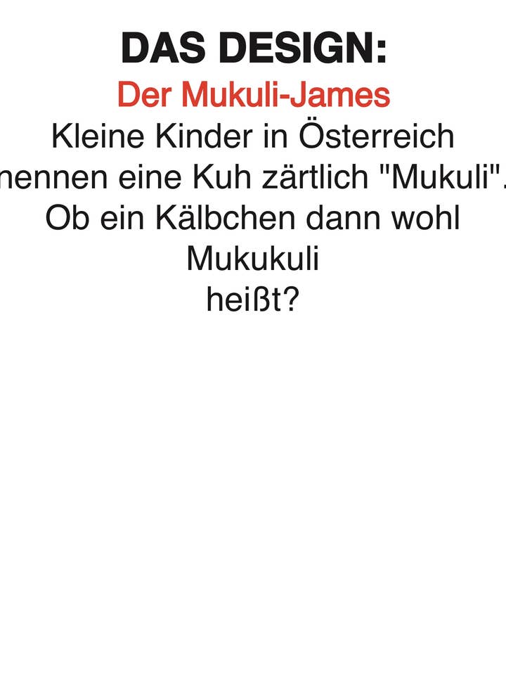 Mukuli-James per la vendita all'ingrosso da parte di James - der kultige Einkaufs-Butler