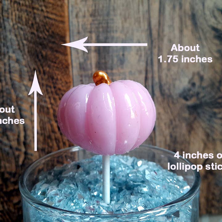 Homespun Parties - Wholesale Lollipop - 3D Pastel Pumpkin Lollipops, Halloween and Fall Candy7