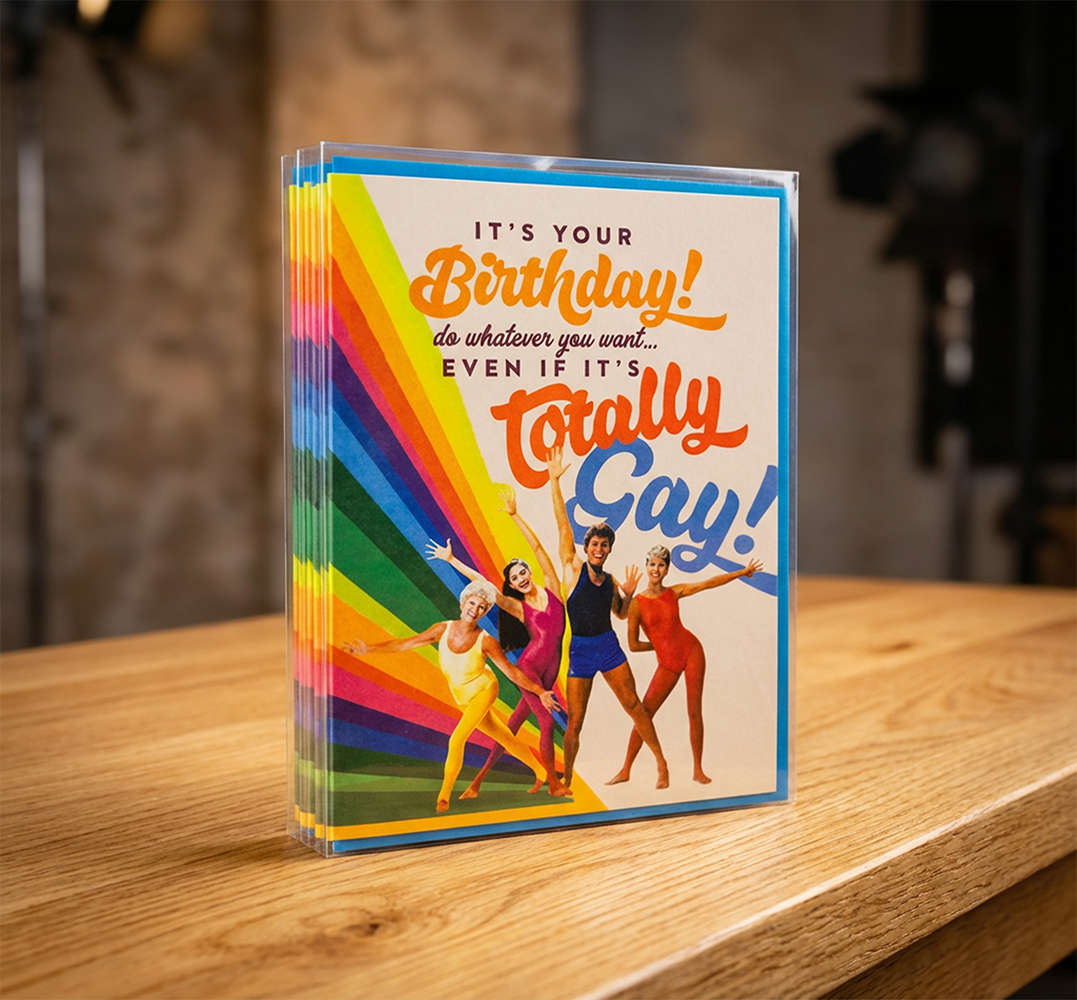 offensivedelightful - Wholesale Birthday Card - TOTALLY GAY! birthday card3