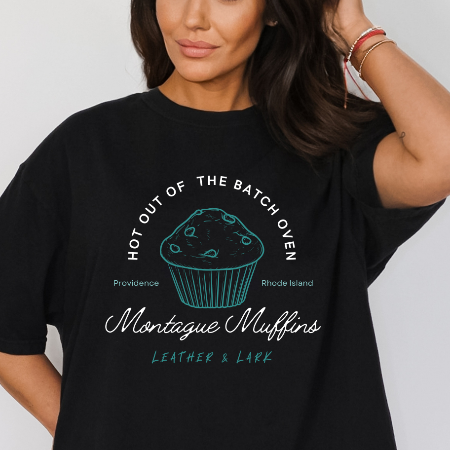 Little Smut Closet - Wholesale T-Shirt (Graphic) - Women's - Officially Licensed Brynne Weaver Leather and Lark Montague Muffins Shirt1