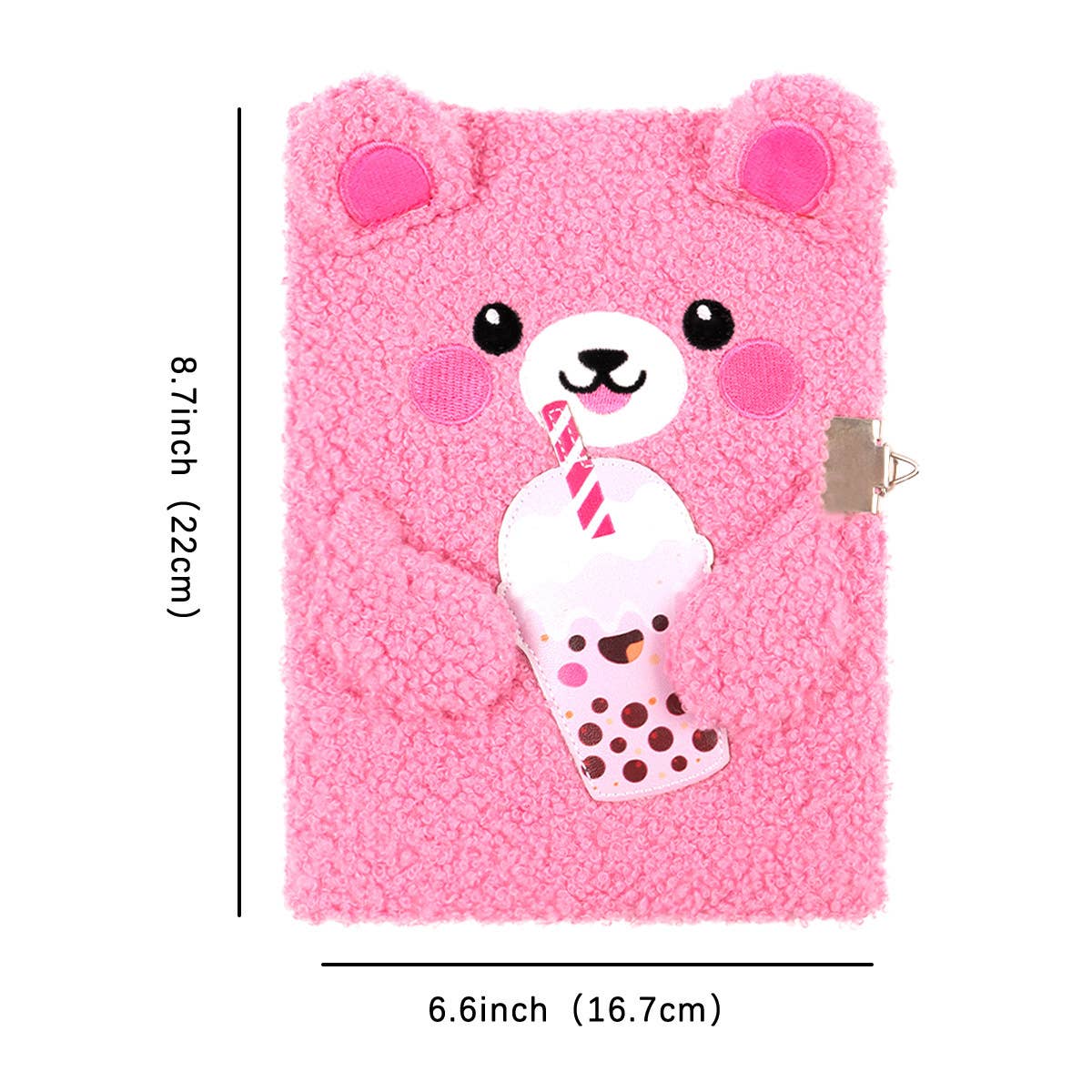 Indie Beacon Book Light - Wholesale Notebook - Furry Friends Locking Diary2