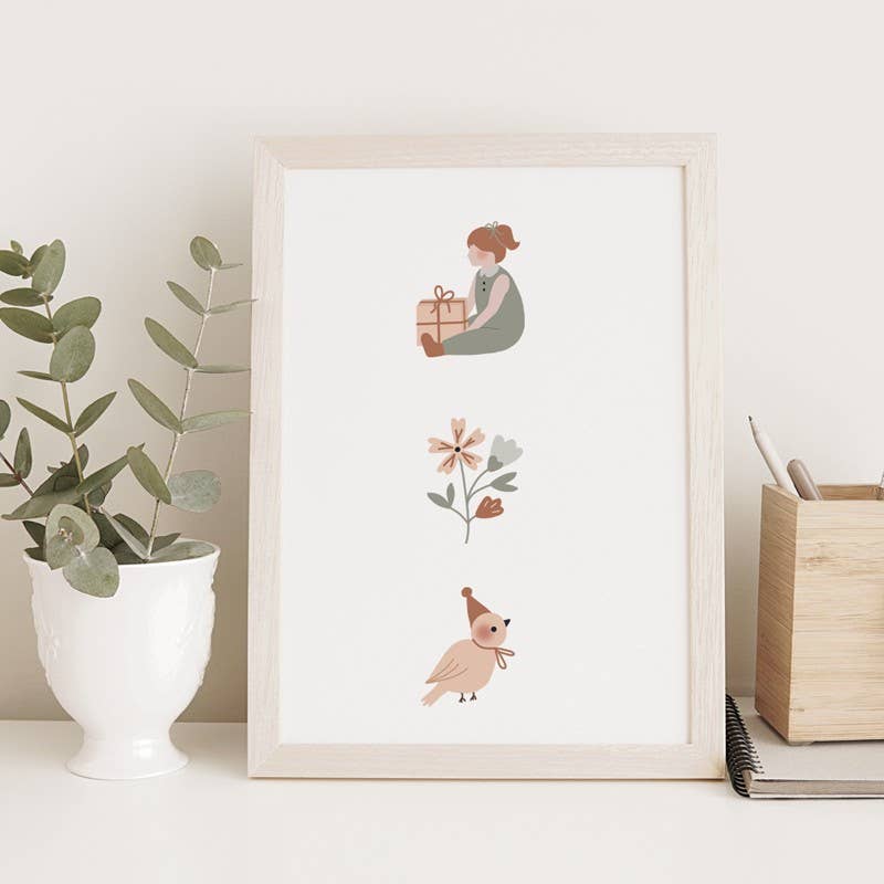 Atelier Oranger - Vente Cartes postales - Grande carte postale / Affichette - Baby  -  Friends Cie 41