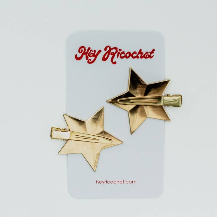 Hey Ricochet - Wholesale Hair Clip - Women's - Magic Girl Metal Stars