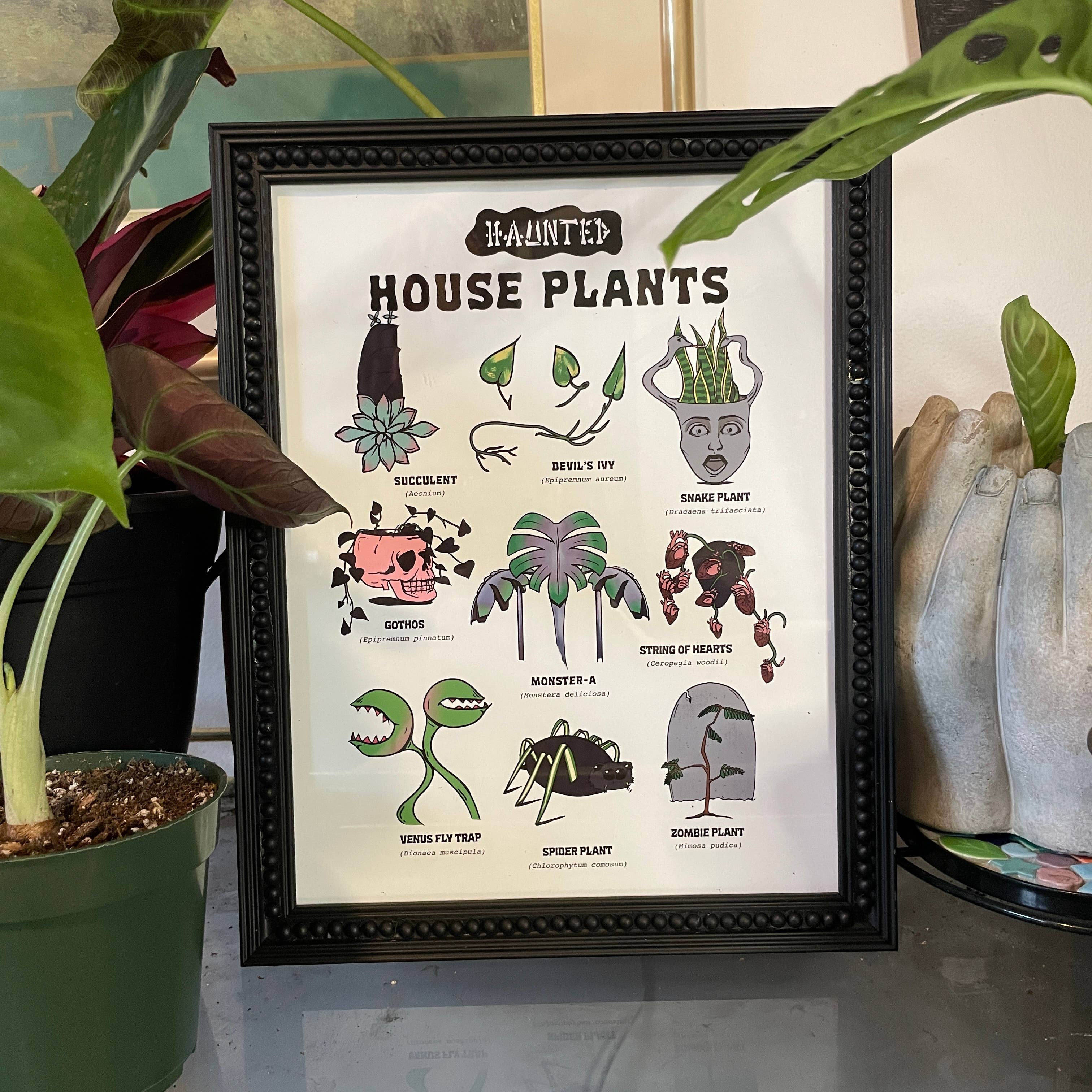 HanFran - Wholesale Art Print - Haunted Houseplants Print1