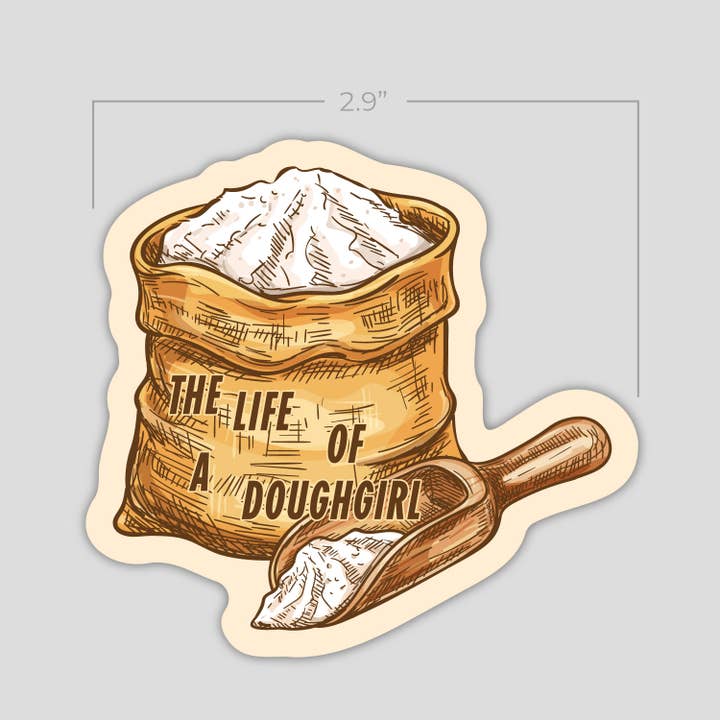 The Orange Ampersand - Wholesale Sticker - Life of a Dough Girl Taylor Sticker | Showgirl 3