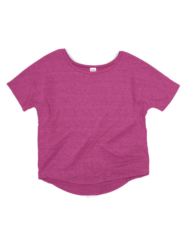 GOEX Apparel - Wholesale T-Shirt - Women's - Ladies Flowy Triblend Tee2