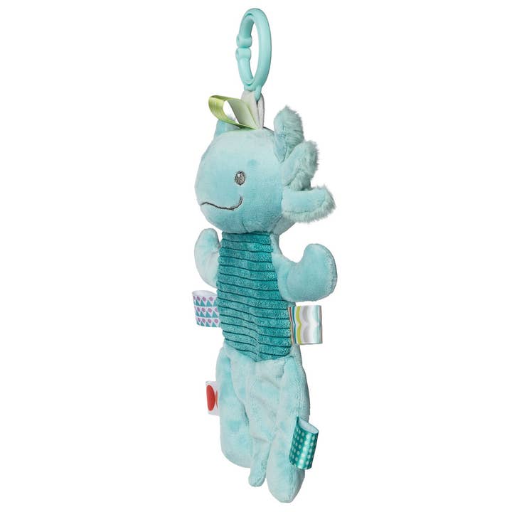 Mary Meyer - Wholesale Crinkle Tag Toy - Baby - Taggies Fizzy Axolotl Crinkie - Aqua