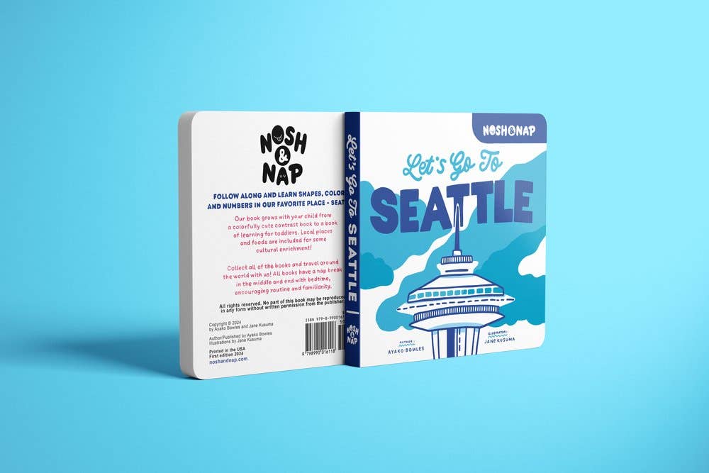 Nosh and Nap Books - Wholesale Baby & Toddler Book (0-2) - Let's Go To Seattle3