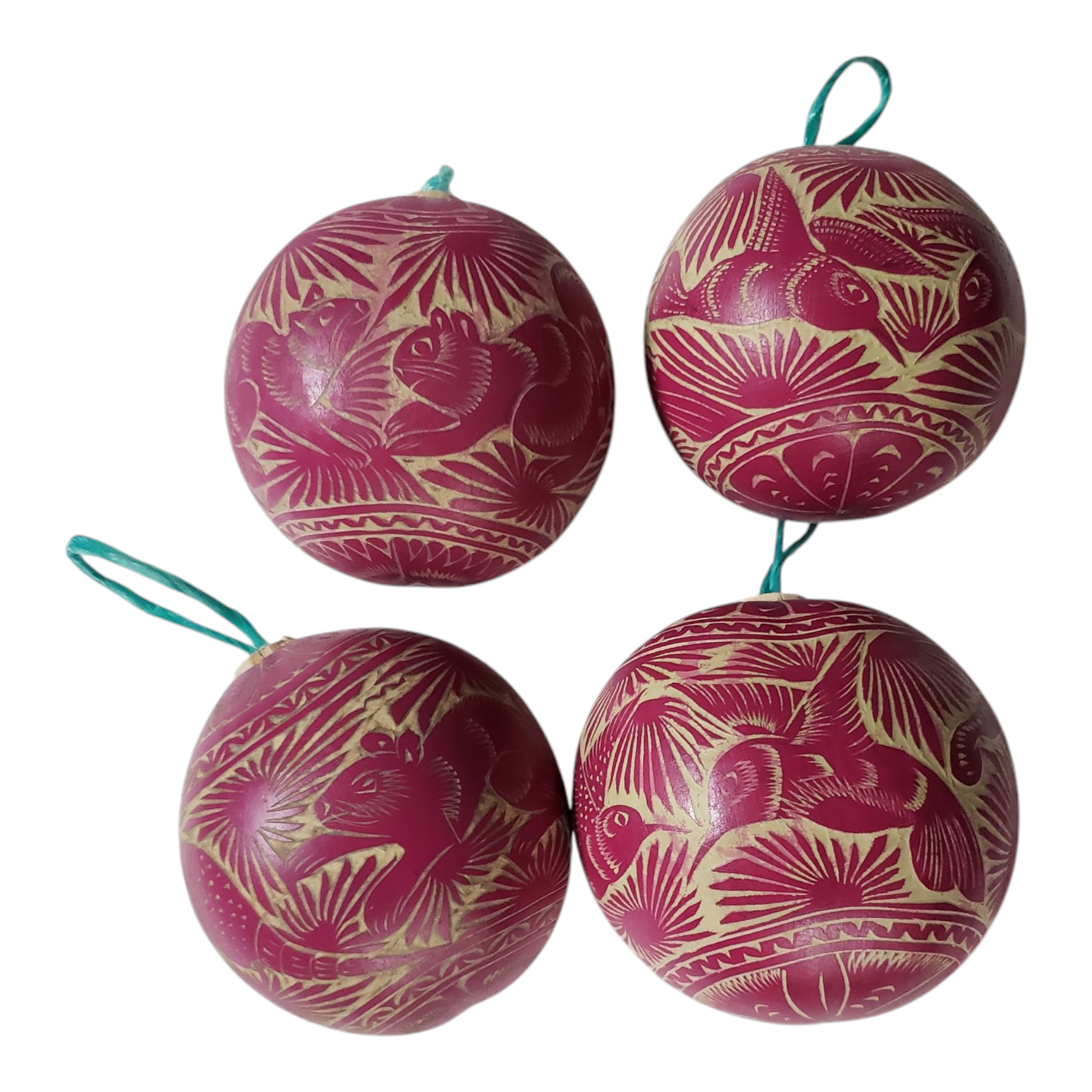 The Little Pueblo – Großhandel Verzierung – Jicara-Kürbis-Ornament aus Oaxaca, Mexiko2