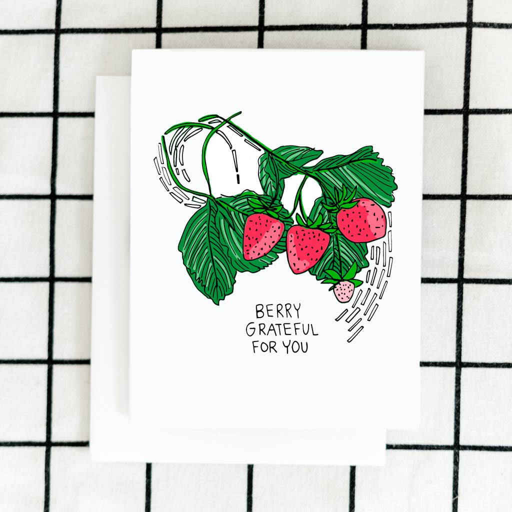 ARTJADEN - Wholesale Thank You Card - Berry Special0