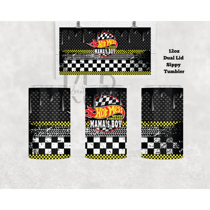 Mama's Boy | 12oz Tumbler | Sippy Cup | Stainless Steel for wholesale by Krystal Hayden