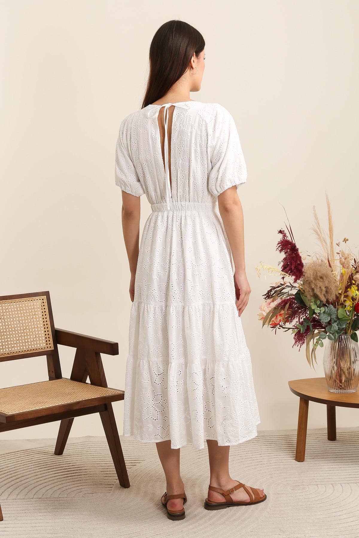 White 31975 SUMMER SHINE DRESS for wholesale on Faire4