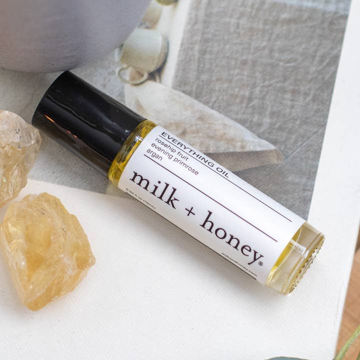 Everything Oil Roll On - Rosehip Fruit, Evening Primrose, for wholesale by Milk and Honey