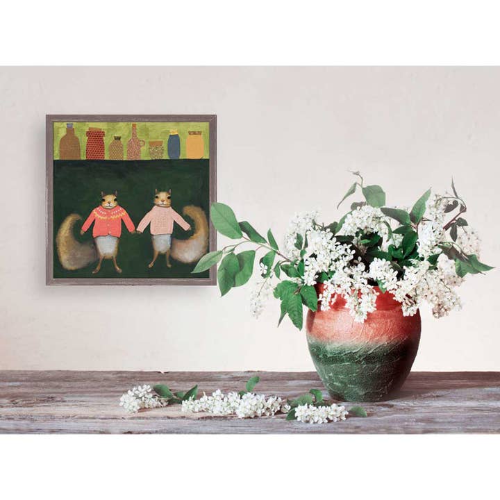 GreenBox Art - Wholesale Art print - Nut Butter Mini Framed Canvas1