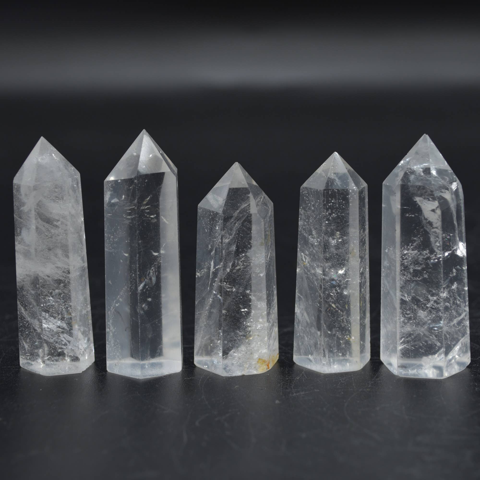 Calder Crystals - Wholesale Spiritual Stone/Crystal - Clear Quartz Crystal Point, Tower, Wand - Choose Size4
