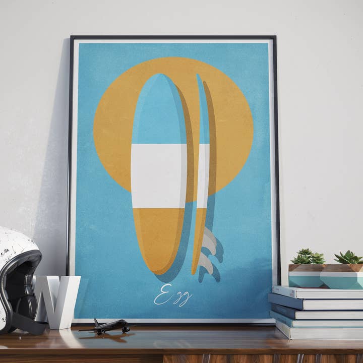 Póster SURF the Egg para venta al por mayor de Sport à l'Affiche