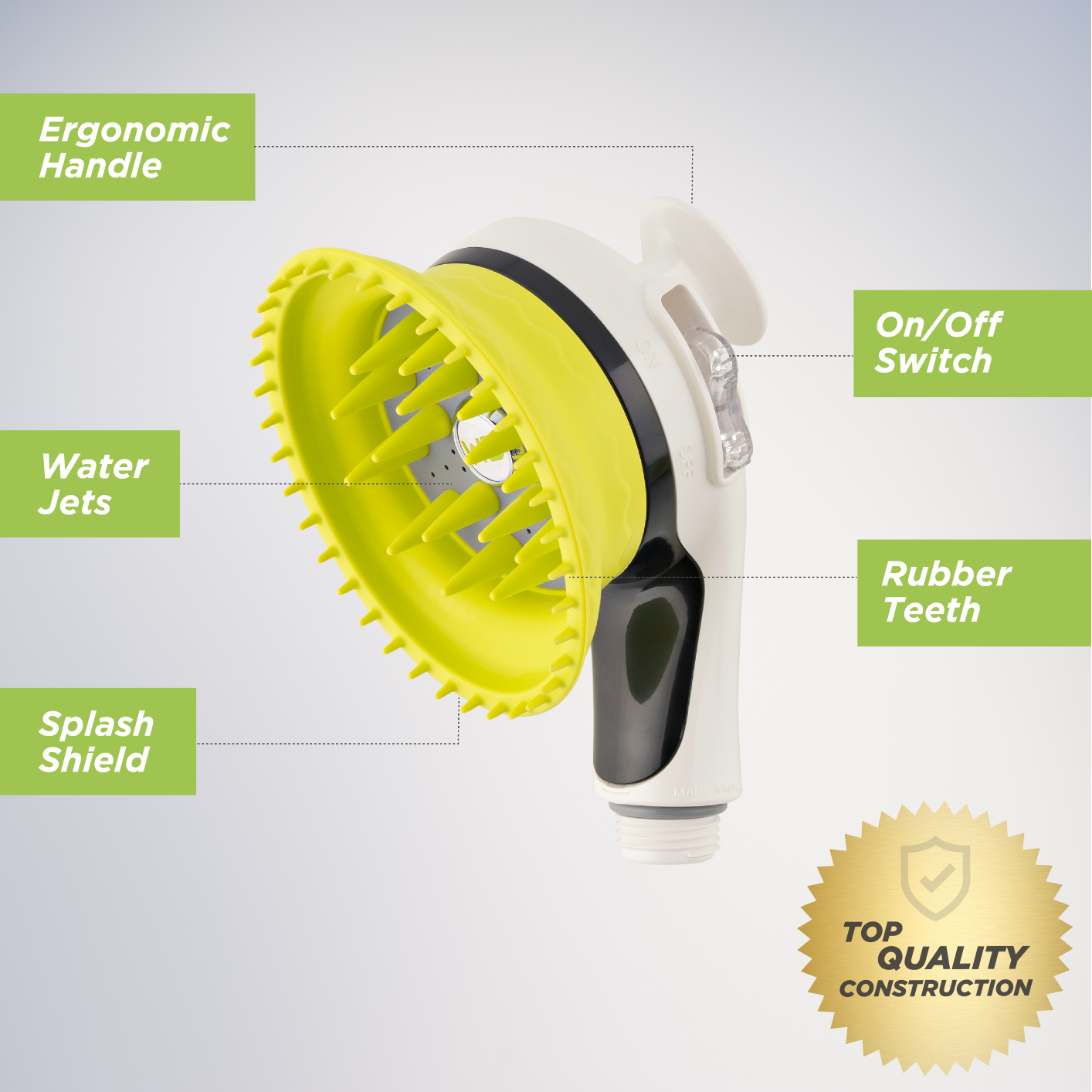 WONDURDOG - Wholesale Pet Grooming Aid - Dog - Wondurdog Quality Indoor / Outdoor Dog Wash Kit for Shower a7