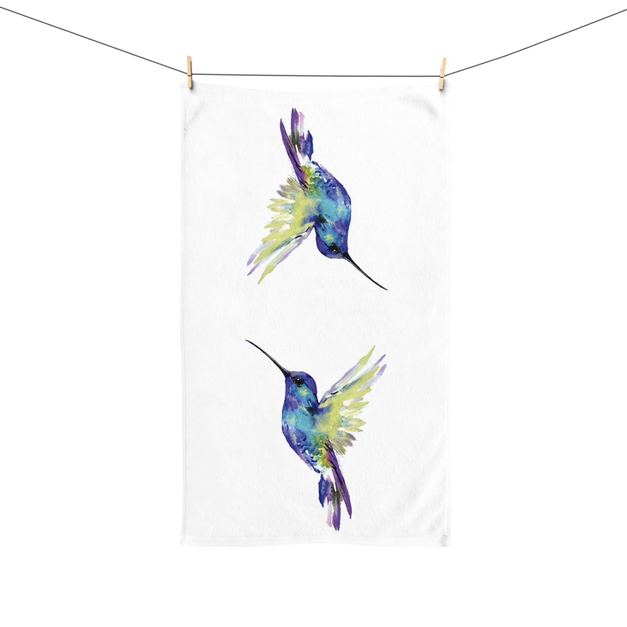 Blue Cava - Vente Torchons - Torchon Hummingbird (poly/coton)1