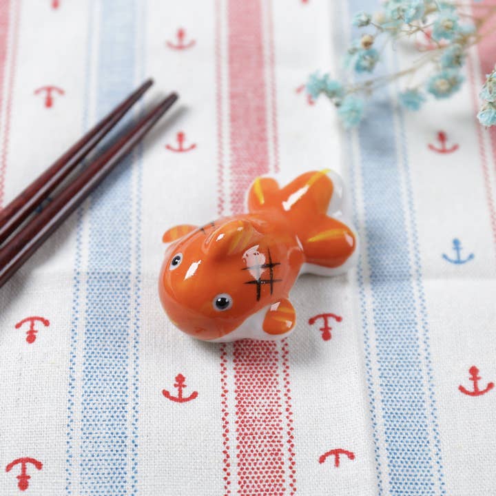 Gohobi (We cover U.S. import duties) – wholesale Spoon rest – Gohobi Ceramic Goldfish Koi Fish Chopstick Rest1