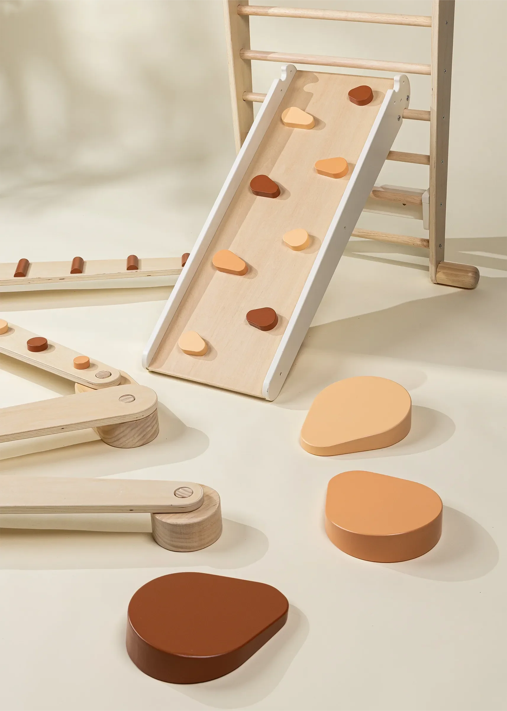 Coco Village – wholesale Träleksak - Barn – Set med 6 träbalansstegstenar5