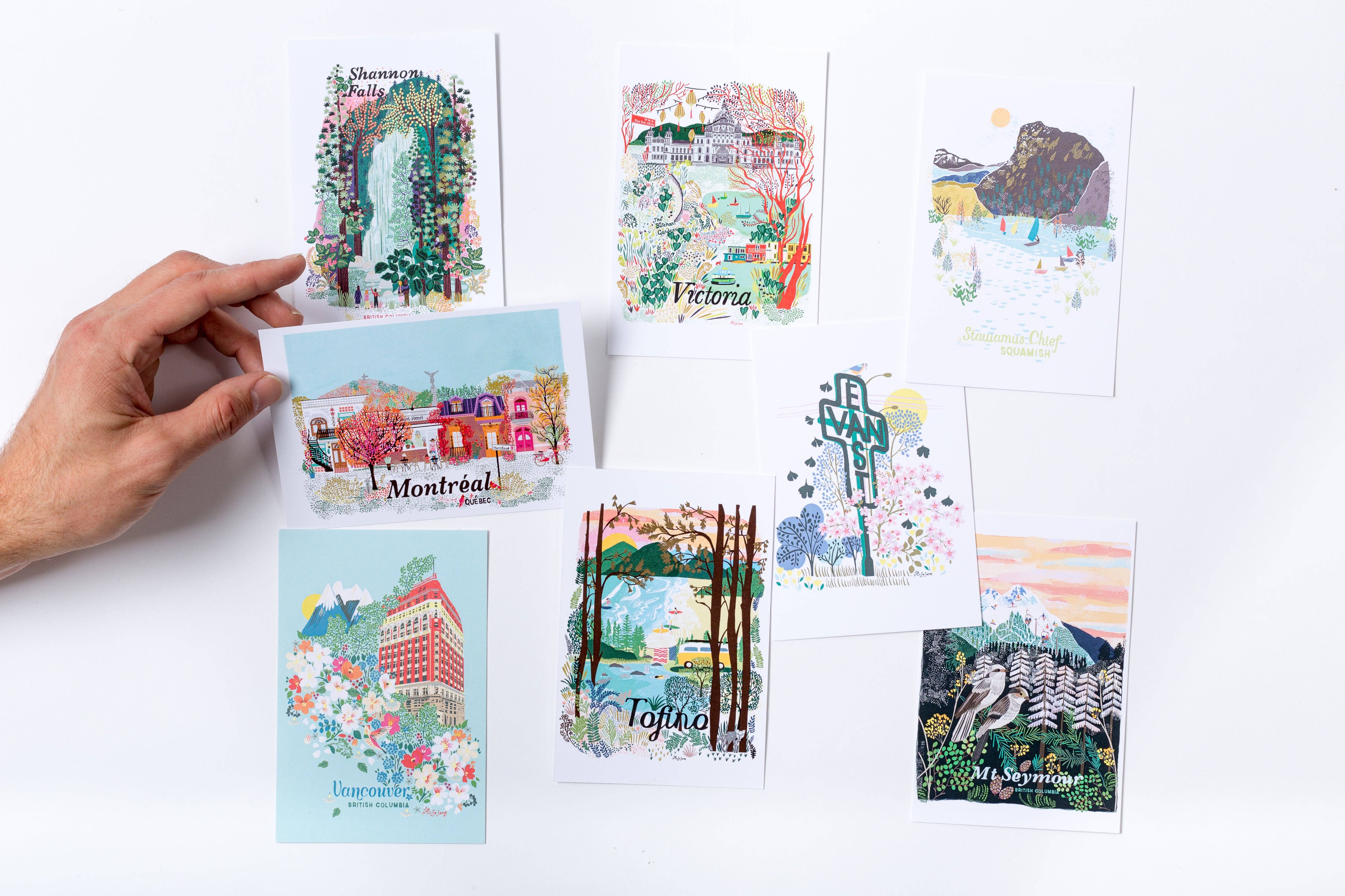 Anja Jane – Postal por atacado – Cartão postal Tofino1