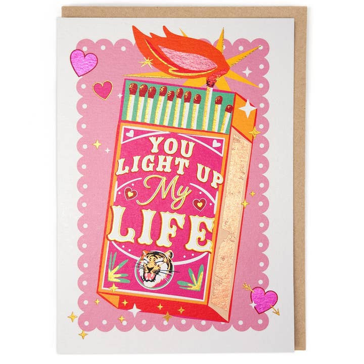 Cath Tate Cards – wholesale Valentine's Day card – LIGHT UP