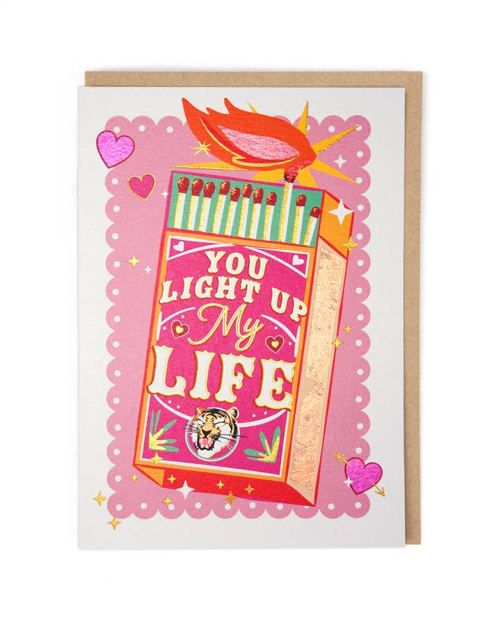 Cath Tate Cards - Wholesale Valentine's Day Card - LIGHT UP0