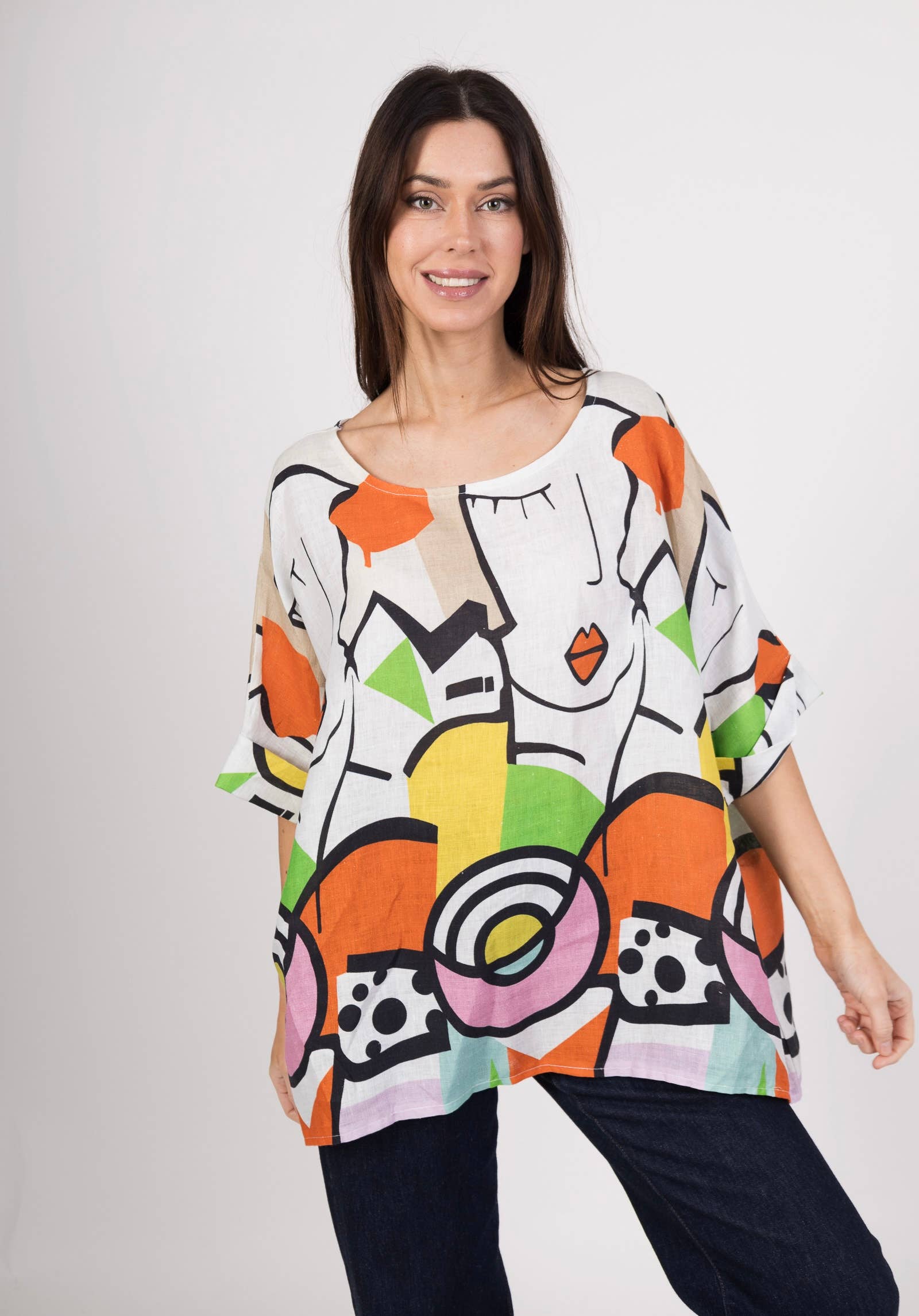 LINEN & COTTON HOUSE - Vente Tunique – femme - TUNIC IN LINEN LALA 593814