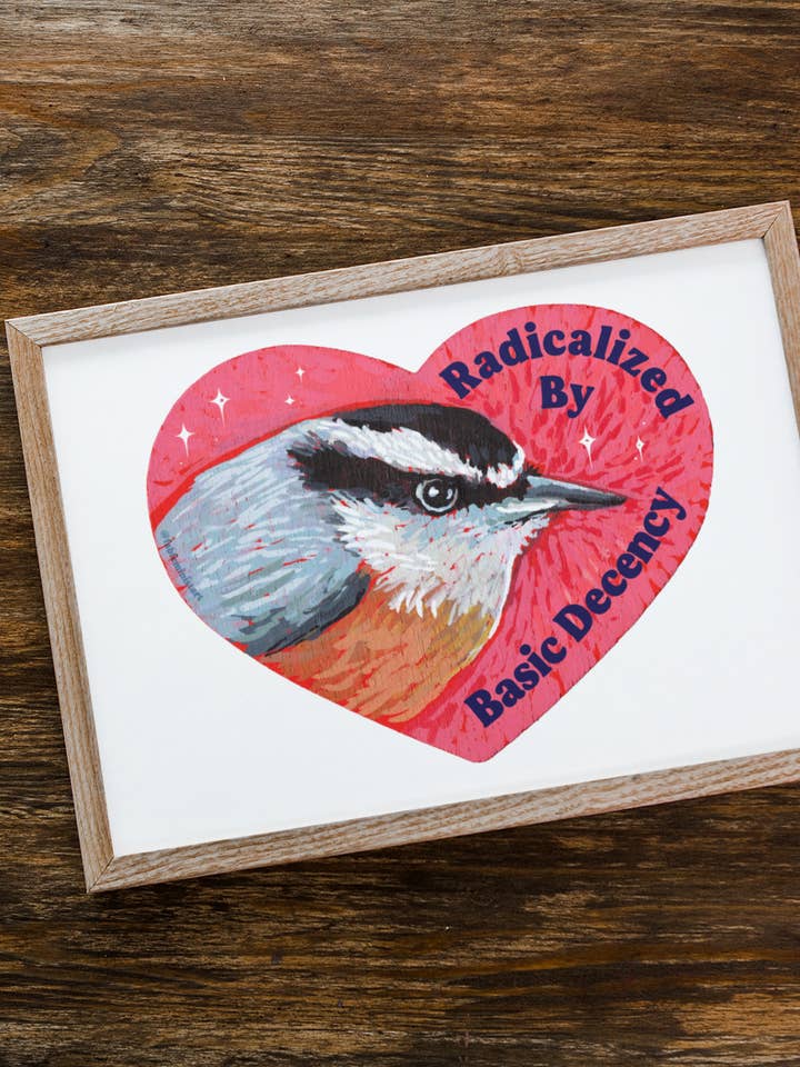 Radicalizzata dalla decenza di base: stampa d'arte femminista per la vendita all'ingrosso da parte di Fabulously Feminist