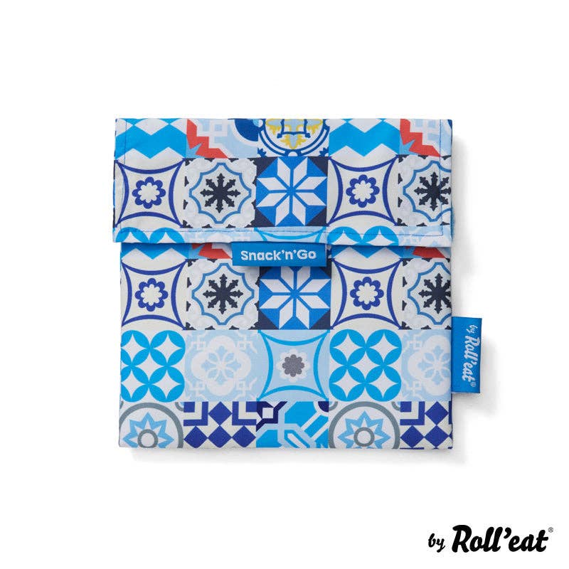 Brotzeit – wholesale Lunchlåda – Roll'eat Snack'n'go Patchwork Lunchbag tvättbar snackpåse brödpåse3