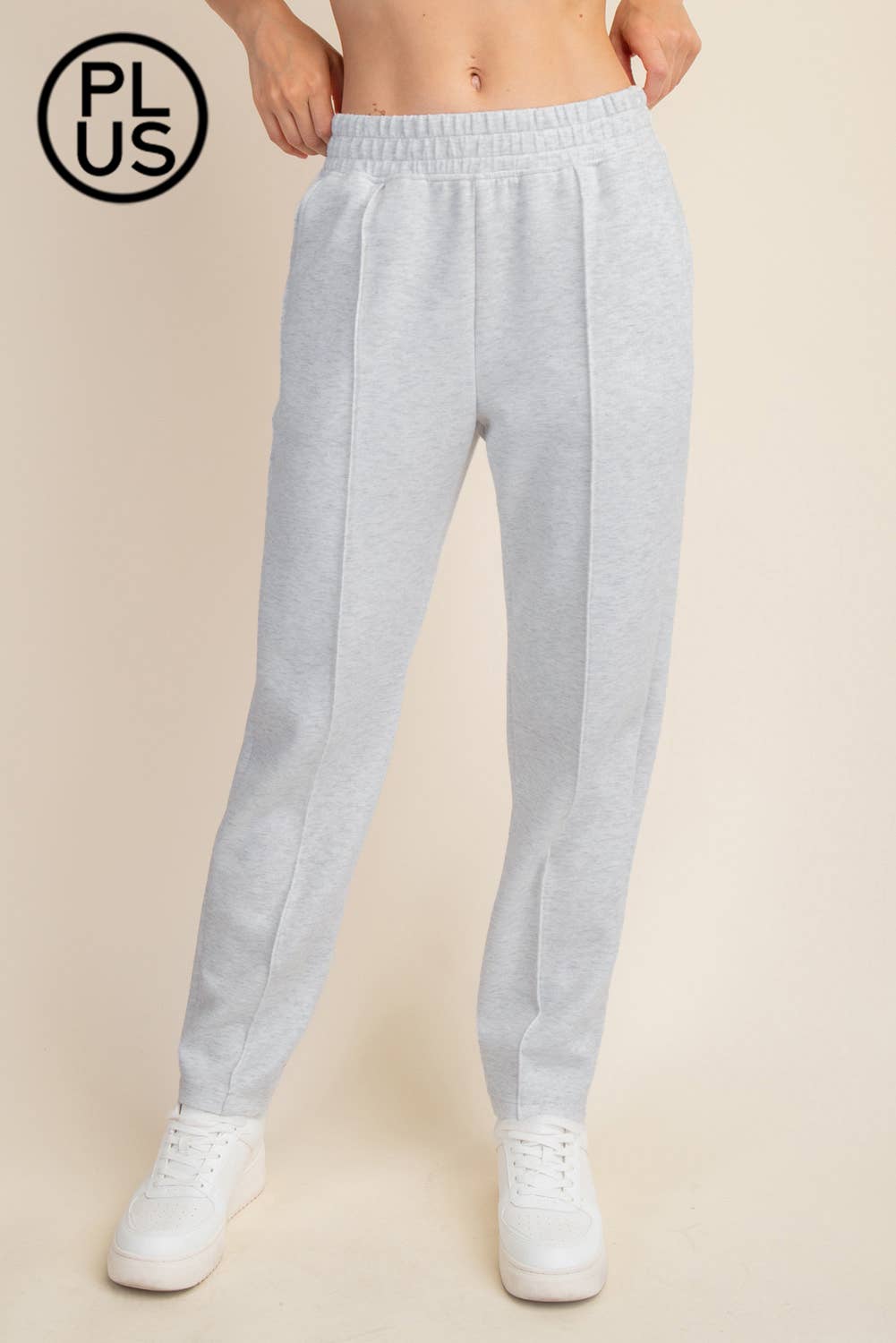 Rae Mode - Wholesale Broek - Dames - PLUS SIZE MODAL SCUBA PINTUCK BROEK23