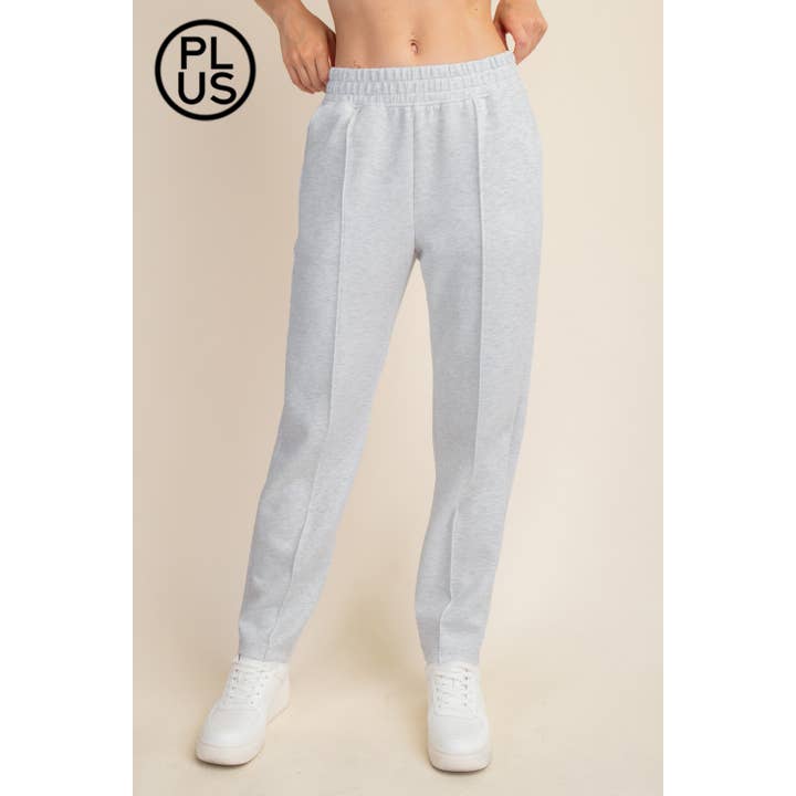 Rae Mode - Wholesale Broek - Dames - PLUS SIZE MODAL SCUBA PINTUCK BROEK23