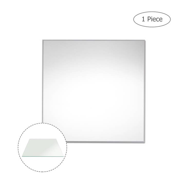 WGV International - Wholesale Wall Mirror - WGV Square Mirror- 12" x 4"H1