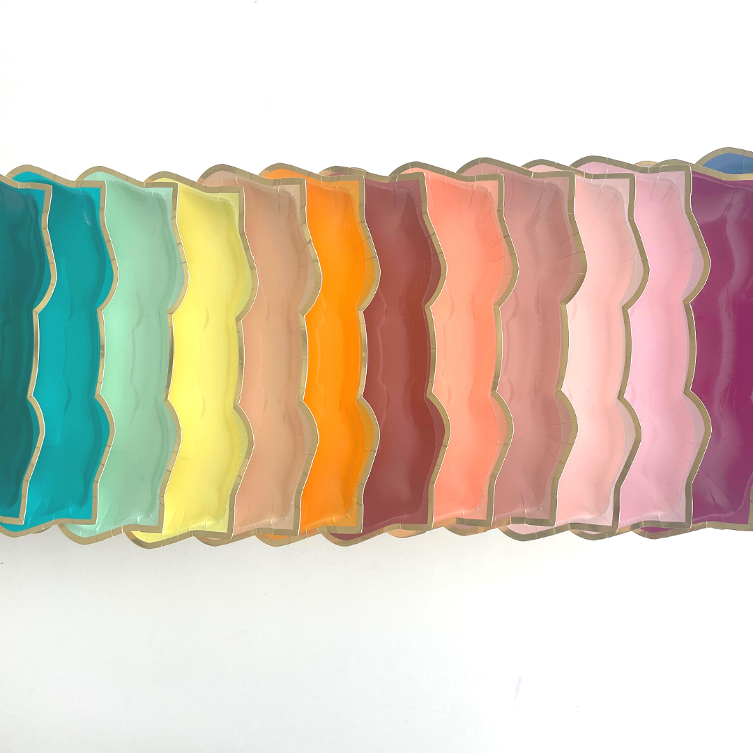 Peacock Supplies – wholesale Disposable plate – Lotus Large Party Plates (10pk) - Blush (Pink)5