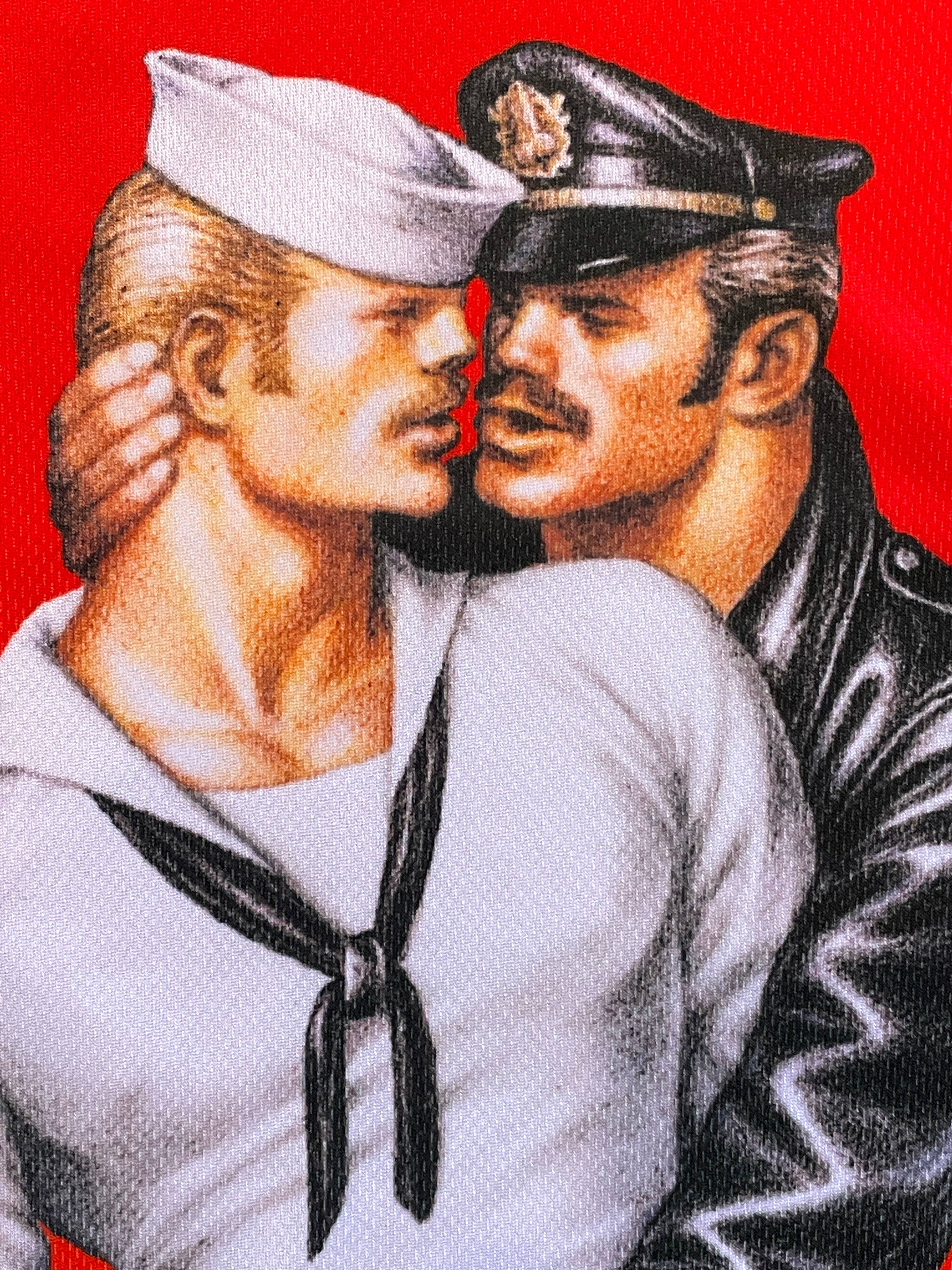 Peachy Kings / Kweer Cards - Wholesale Tank Top - Men's - Tom of Finland Mesh Tank Top — "Slutty Sailor"4