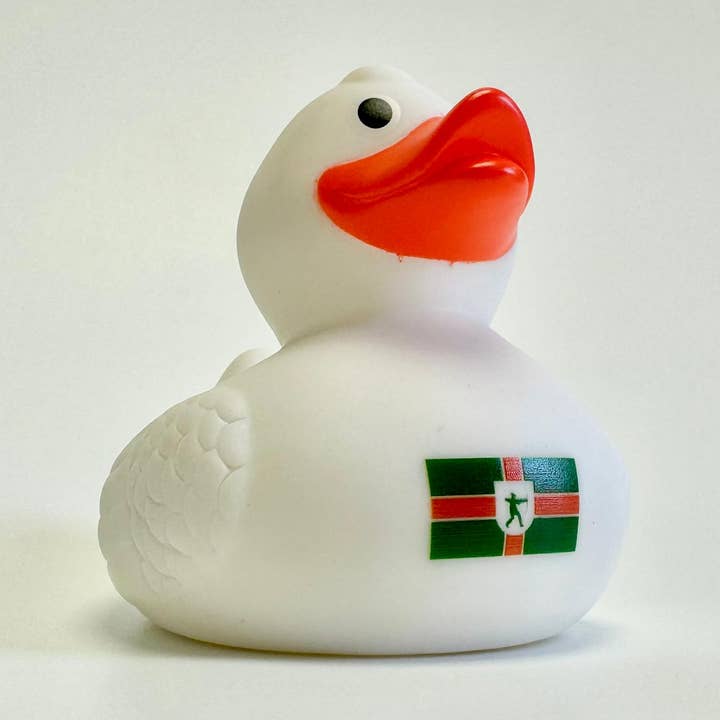 Nottingham Flag trykt gummiand for engroshandel hos Dukki Gifts