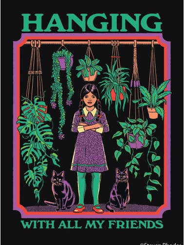 MAGNET: HANGING with all my friends for wholesale by Ephemera