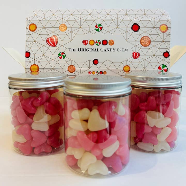 Natural Candy Jelly Sweetheart Candy Giftbox 750g for wholesale by The Original Candy Company