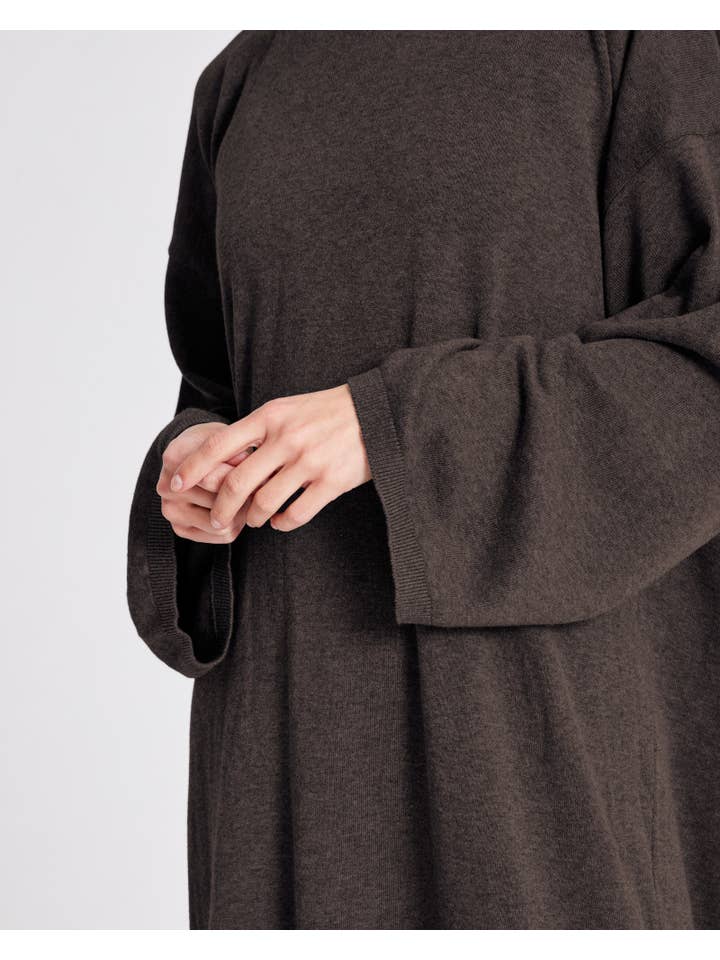 gai-lisva - Wholesale Dress - Women's - Sisse Cotton Knit Dress GOTS - Mulch3