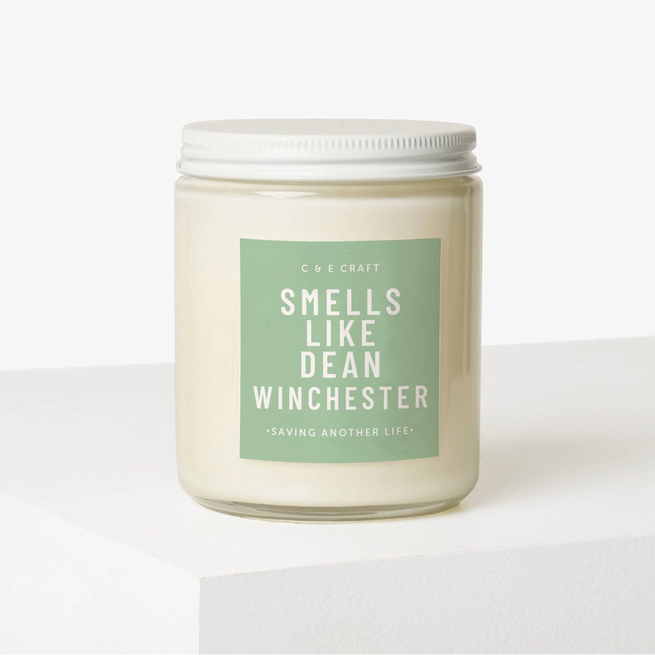 CE Craft Co - Wholesale Jar/Filled Candle - Smells Like Dean Winchester Candle