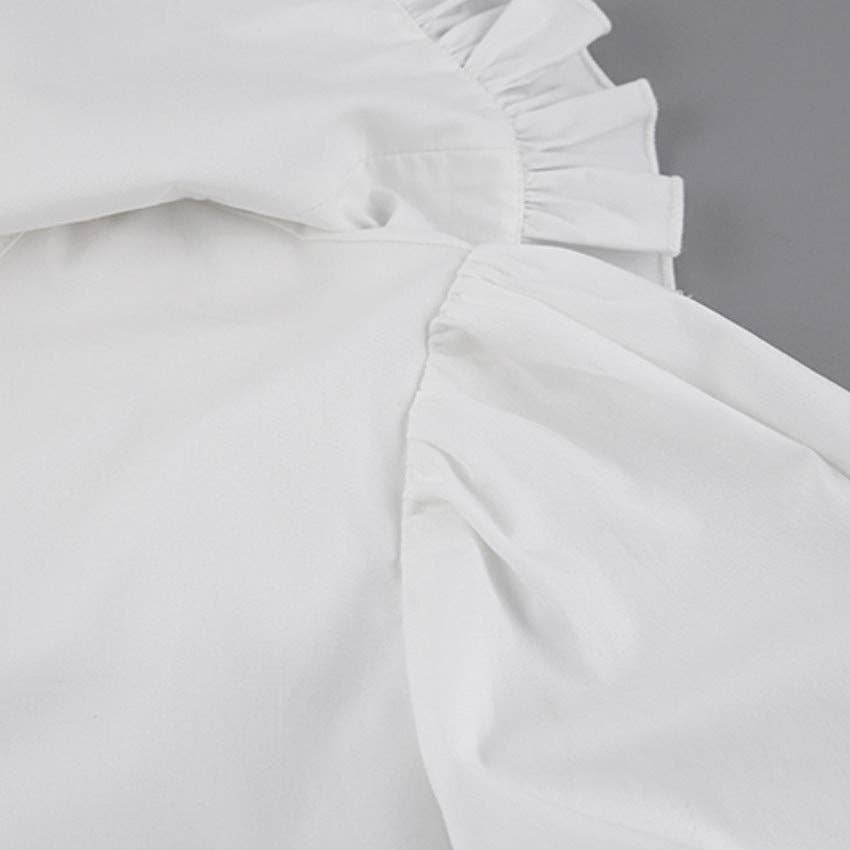 Marayn - Wholesale Button Down Shirt - Women's - French Chic Ruffle Collar Cotton Blouse25